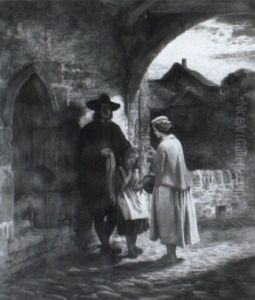 Bunyon And His Blind Daughter At Beaford Gaol by George (Sir) Harvey