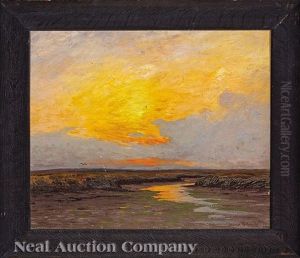 Golden Sunset After A Shower, Annisquam Marches by George Wainwright Harvey