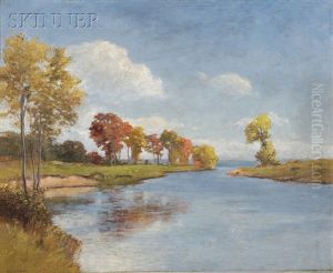 Autumn Afternoon, Ipswich River by George Wainwright Harvey