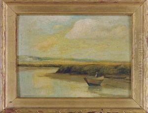 Autumn Afternoon, Annisquam Marshes (+ Another; 2 Works) by George Wainwright Harvey