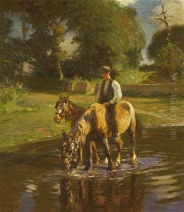 The Watering Place by Harold Harvey