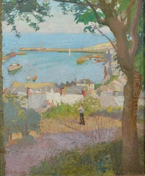 Looking Down To Newlyn Harbour - view 1