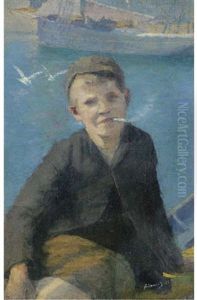 The Young Fisherboy by Harold Harvey