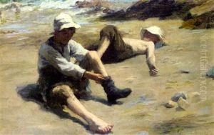 After The Swim by Harold Harvey