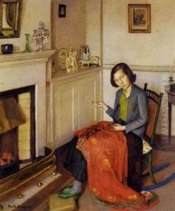 The Red Silk Shawl