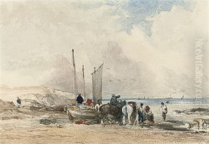 Sorting The Day's Catch by George Balmer