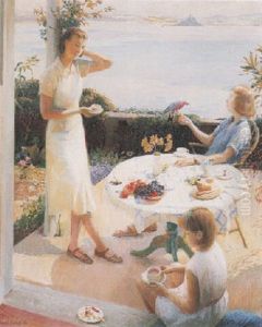 The Breakfast Table by Harold Harvey