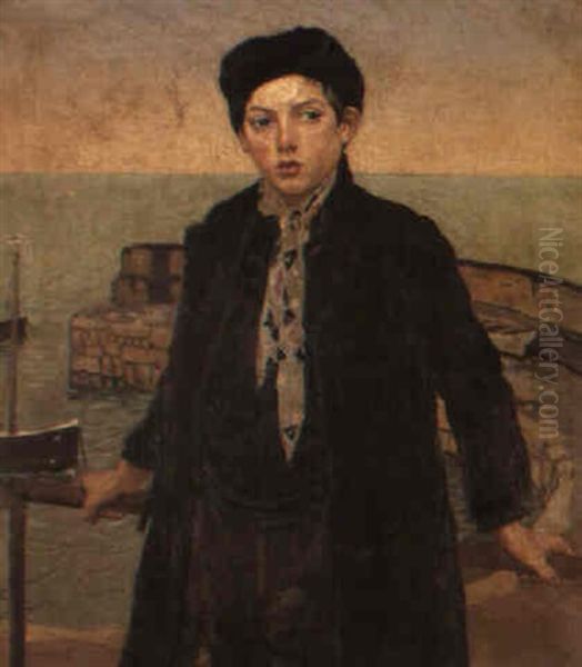 Boy By The Harbour - view 1