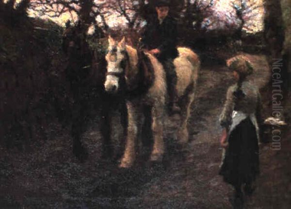 The Meeting In The Lane - view 1