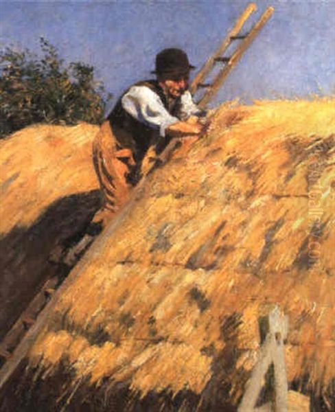 Thatching The Rick - view 1