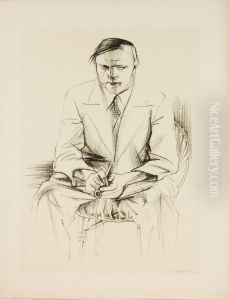 Der Maler Herrmannteuber by Paul Friedr. Wilhelm Balmer