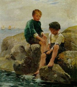 Two Boys Fishing