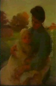 Mother And Child by Harold Harvey