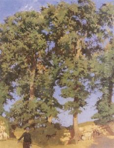 Audir Lane, Paul Hill, Newlyn by Harold Harvey