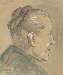 Portrait Der Kochin Des Ettlin In Sarnen. (portrait Of The Ettlin'scook)