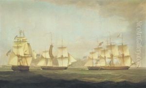 The Shannon And Chesapeake by John James Harwood