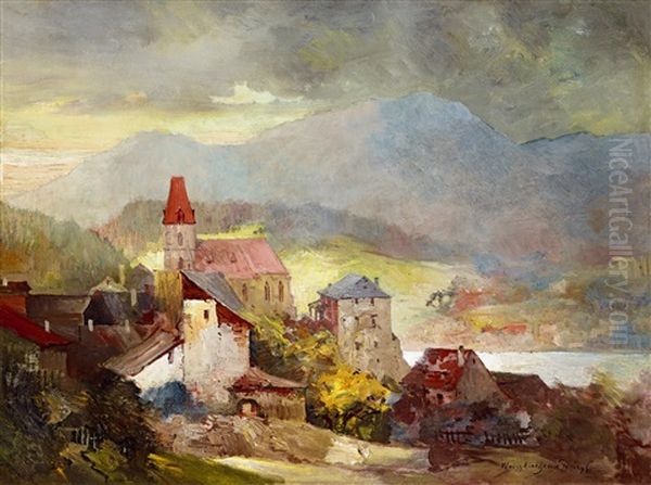 Village In The Alps (weisskirchen, Austria) - view 1