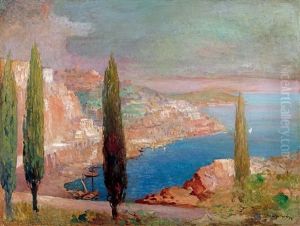 Mediterranean Coast (amalfi) by Gyula Hary