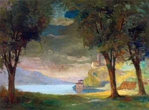 On The Bank Of The Lake In Lugano (albugagio)