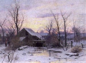 Wintry Twilight by Dubois Fenelon Hasbrouck