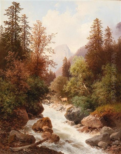 Motif Of The Ramsau Near Lofer - view 1