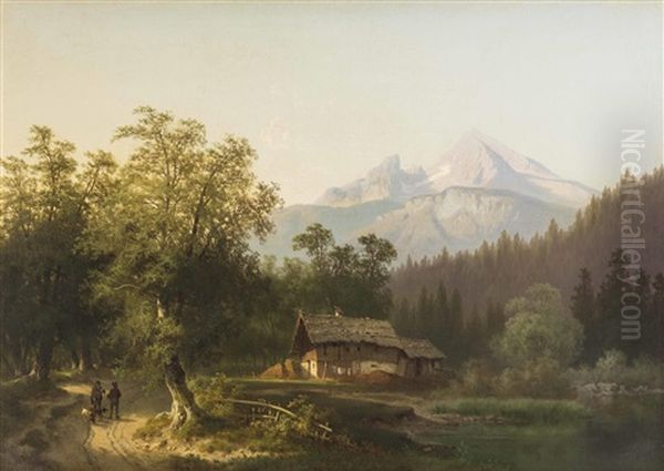 Blick Auf Den Watzmann - view 1
