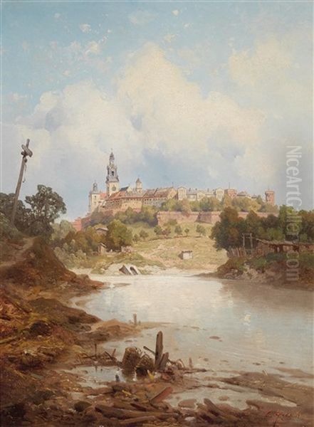 Blick Auf Schloss Wawel In Krakau - view 1