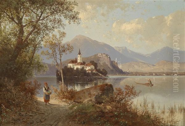 Blick Auf Den Bleder See, Auch Veldeser See Genannt - view 1
