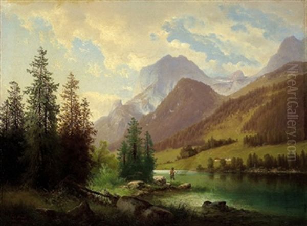 Angler Am Seeufer - view 1