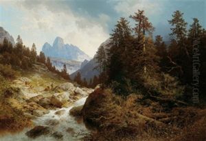 Aus Den Dolomiten - Hollensteintal Von Schluderbach Mit Blick Auf Die Drei Zinnen Aus Den Dolomiten - Hollensteintal Von Schluderbach Mit Blick Auf Die Drei Zinnen