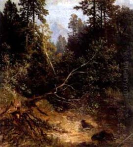 Waldlandschaft Am Hieflau Waldlandschaft Am Hieflau