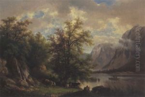 Nach Dem Regen, Motiv Vom Hallstattersee
