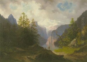 Gebirgssee by Carl Hasch