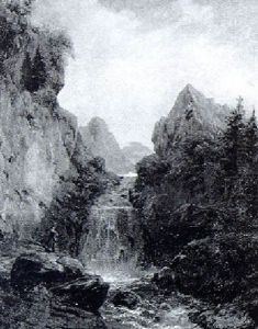 Gebirgsbach In Der Steiermark by Carl Hasch