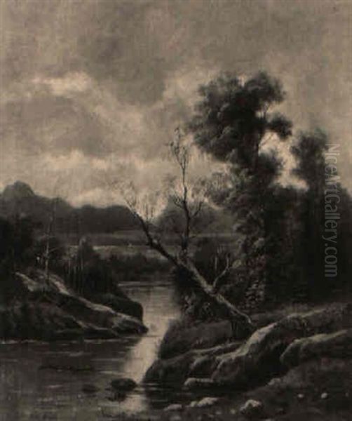 Junges Paar In Herbstlicher Seenlandschaft - view 1