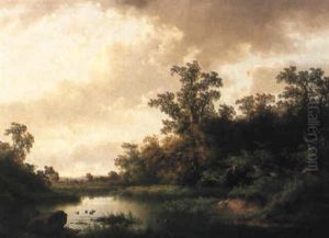 Bewaldete Fluslandschaft