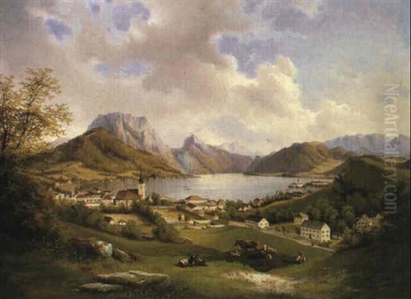 Blick Auf Gmunden Am Traunsee - view 1