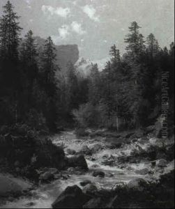 Mountain River Landscape Mountain River Landscape