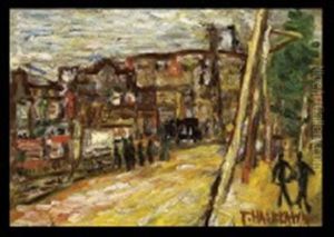Landscape In Shinjuku by Toshiyuki Hasegawa
