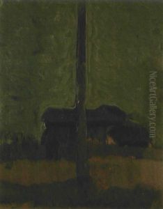 Landscape With A Telegraph Pole by Toshiyuki Hasegawa