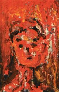 Red Face Of A Girl by Toshiyuki Hasegawa