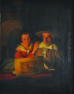 Kaarslicht Afdrukken by Frans Haseleer