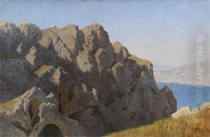 Rocks Of Capri by William Stanley Haseltine