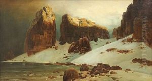 Sunrise On The Alaskan Coast by William Stanley Haseltine