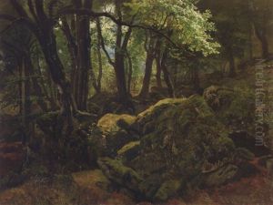 Woodland Interior by William Stanley Haseltine