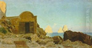 Coastal Scene, Capri by William Stanley Haseltine