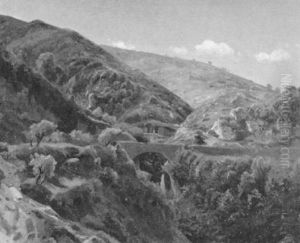 Northern Italian Landscape by William Stanley Haseltine