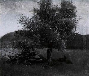 A Rest In The Shade, Lenox, Massachusetts by William Stanley Haseltine