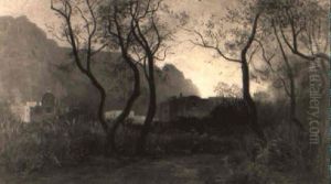 Villa Doria, Near Rome, Italy by William Stanley Haseltine