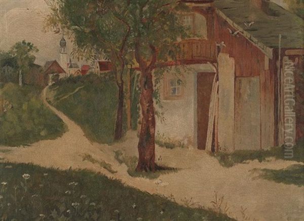 Dorf Mit Kirche Im Schwarzwald - view 1